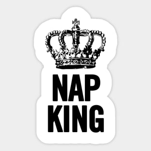 Nap King Sticker